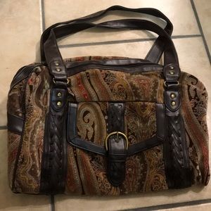 Cute Paisley weekend bag